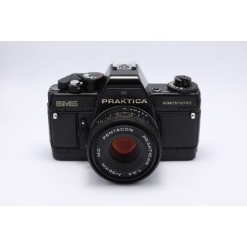 Praktica BMS elektroniskā spoguļkamera ar 2,5/50mm objektīvu