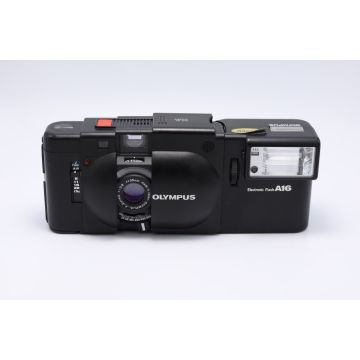 Olympus XA Tālmēra Kompaktkamera ar A16 Zibspuldzi