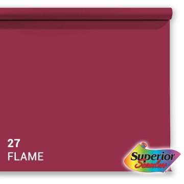 Superior papīra fons 27 Flame 1,35 x 11 m