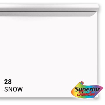Superior papīra fons 28 Snow 2,72 x 11 m