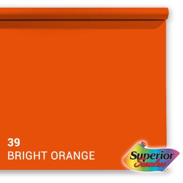 Superior papīra fons 39 Spilgti oranžs 2,72 x 11m