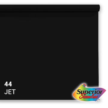 Superior papīra fons 44 Jet melns 1,35 x 11m