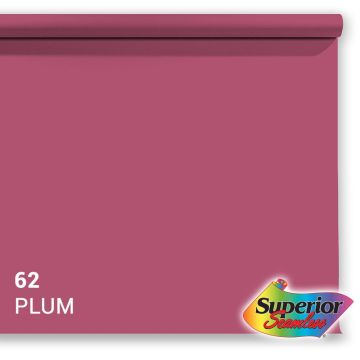 Superior papīra fons 62 Plum 1,35 x 11 m