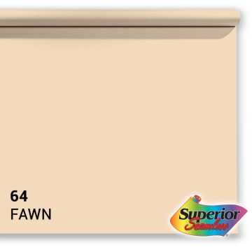 Superior papīra fons 64 Fawn 1,35 x 11 m