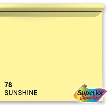 Superior papīra fons 78 Sunshine 1,35 x 11 m