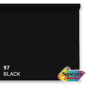 Superior papīra fons 97 Melns 3,56 x 15m