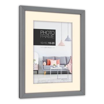 Zep Foto rāmis NP34G Edison pelēks 20x30/30x40cm