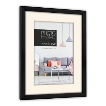 Zep Foto rāmis NP68B Edison melns 10x15/15x20cm