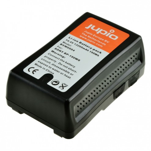 Jupio V-Mount akumulators ar LED indikatoru 14.4v 13200mAh (190Wh) - D-Tap un USB