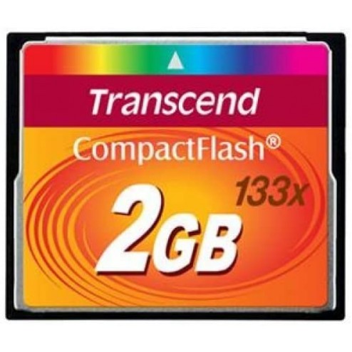 Transcend Compact Flash 2GB Karte MLC 133X