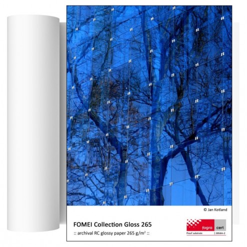 Fomei Collection Gloss 265 inkjet papīrs 61.0cm x 30.5m