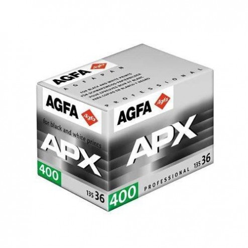 Agfa APX Pan 400 135/36 melnbalta filma