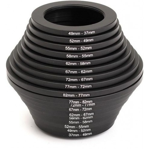 Fotocom filtru pāreja (stepdown) 49mm (objektīvs) 37mm (filtrs)