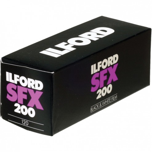 Ilford SFX 200 120 melnbaltā fotofilma