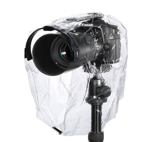 Fotocom Lietus pārvalks kamerai ar tele objektīvu stiprināms zibspuldzes pēdā