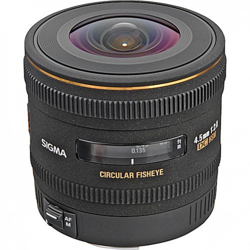 Sigma 4.5mm F2.8 EX DC Circular-Fisheye objektīvs Canon