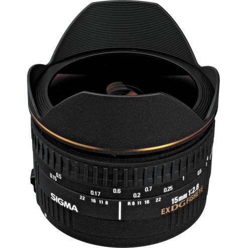 Sigma 15mm F2.8 EX DG Diagonal-Fisheye objektīvs Nikon
