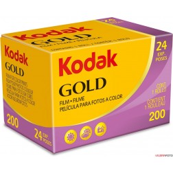 Kodak Gold 200 135-24 C41 krāsainā filma