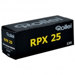 Rollei RPX 25 120 melnbalta filma