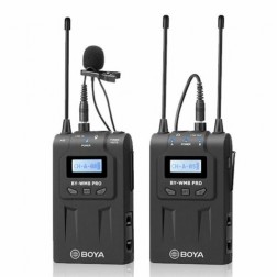 Boya UHF dubultais piespraužamo radio mikrofonu komplekts BY-WM8 Pro-K1