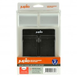 Jupio Kit: 2x LP-E6N *ULTRA* akumulatoru komplekts ar ietilpību 2040mAh + USB Dubultais lādētājs paredzēts Canon