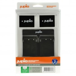 Jupio Kit: 2x NP-W126S akumulatori + USB Dubultais lādētājs
