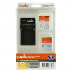 Jupio Kit: 2x EN-EL12 akumulatori + USB lādētājs paredzēts Nikon parezdēts Nikon