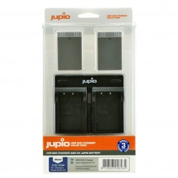Jupio Kit: 2x PS-BLS5 / PS-BLS50 akumulatori ar 1210mAh + USB Dubultais lādētājs