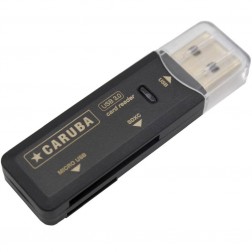 Caruba USB 3.0 SD un SDmicro Karšu Lasītājs