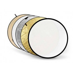 Godox 5-in-1 reflektors Soft zelts, sudrabs, melns, balts, caurspīdošs 60x90cm