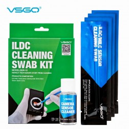 VSGO ILDC Sensora tīrīšanas komplekts 12x otiņas un šķidrums