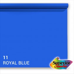 Superior papīra fons 11 Royal Blue Chroma Key 2.72 x 11m