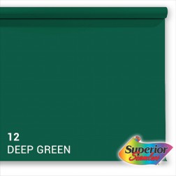 Superior papīra fons 12 Deep Green 1.35 x 11m