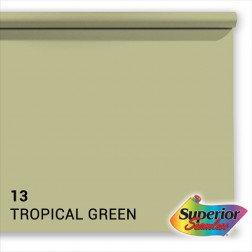 Superior papīra fons 13 Tropical Green 1.35 x 11m