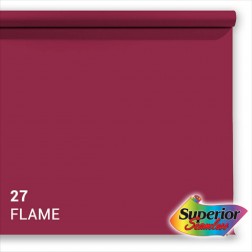 Superior papīra fons 27 Flame 1.35 x 11m