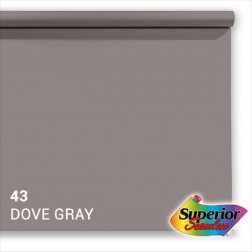 Superior papīra fons 43 Dove Grey 1.35 x 11m