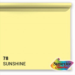 Superior papīra fons 78 Sunshine 1.35 x 11m