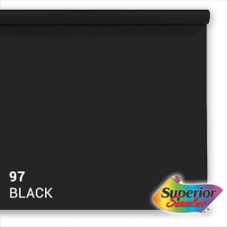 Superior papīra fons 97 Black 3.56 x 15m