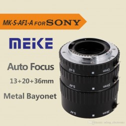 Meike makro gredzenu komplekts Sony A Pilna kadra (13/20/36mm)