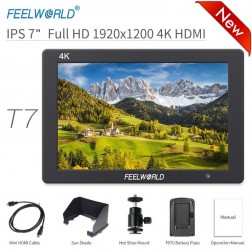 Feelworld T7 7" LED IPS 1920x1200px Kameras Monitors ar 4K atbalstu HDMI