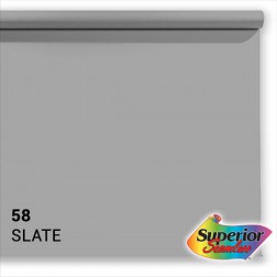 Superior papīra fons 58 Slate Grey 1.35 x 11m