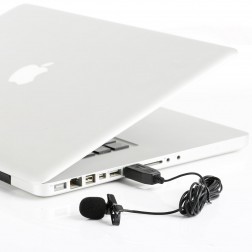Saramonic SR-ULM5 USB Lavalier Lapel Clip-on Omnidirectional Condenser Microphone