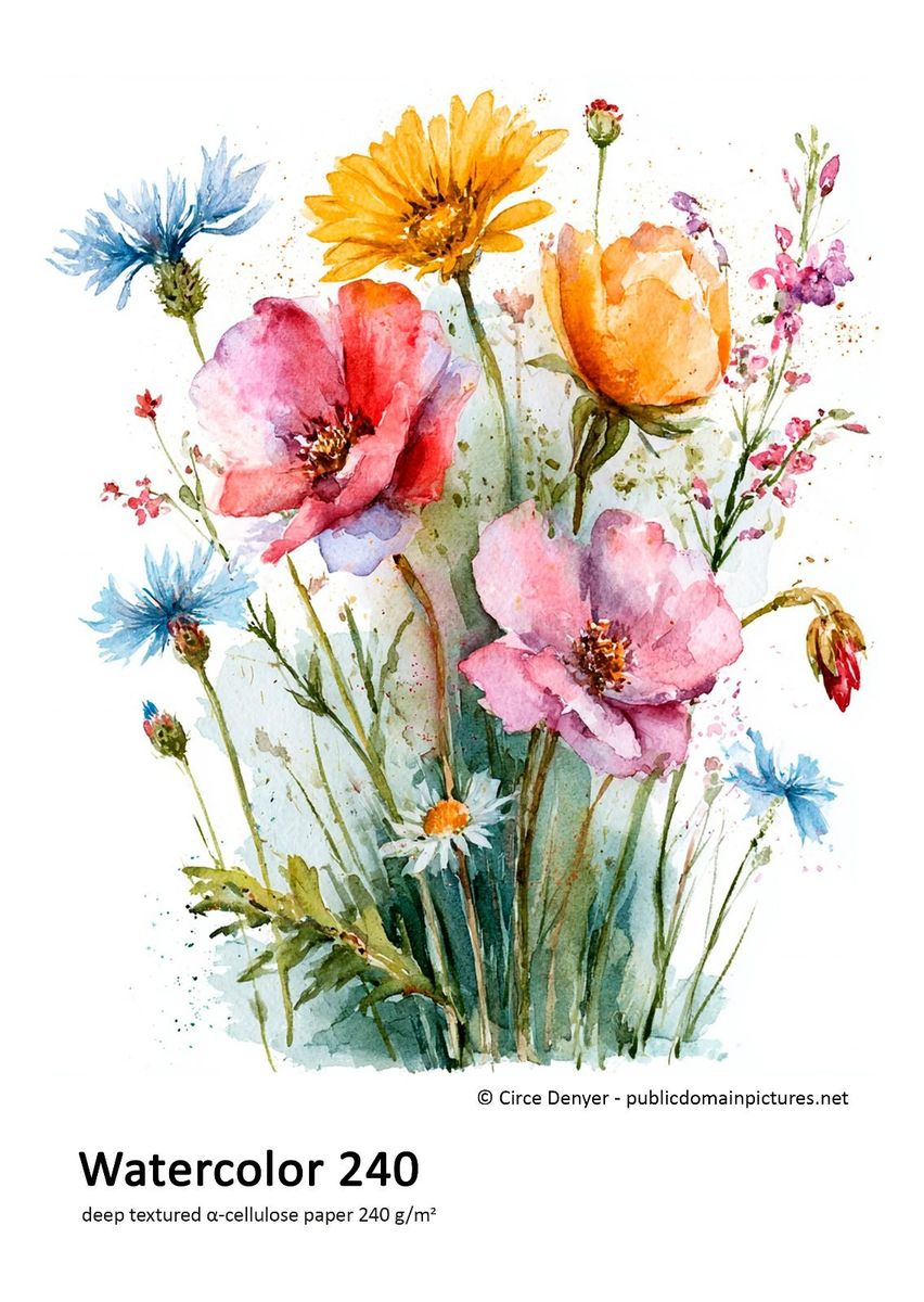 A4/5 Fomei Watercolor 240, trial package - 3