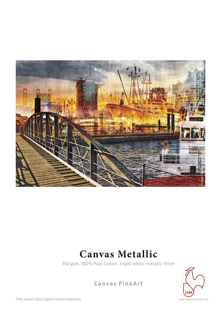43,2cm x 12m Canvas Metallic 350 Hahnemühle