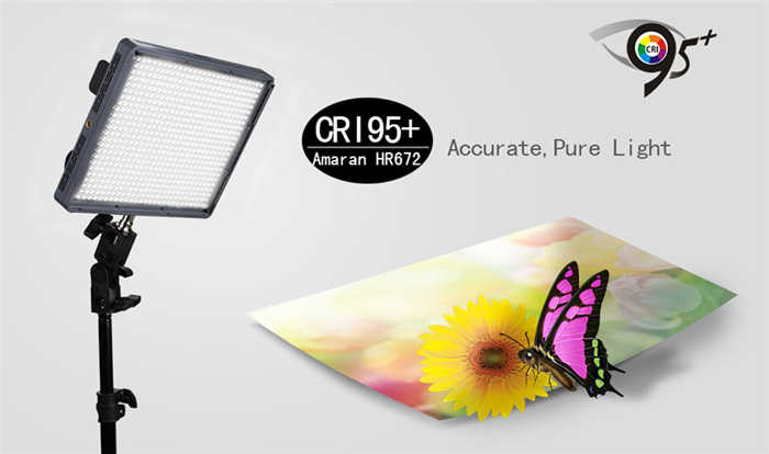 Aputure Amaran LED gaismas ar 672 diodēm iPad izmērā un CRI95+ krāsu atveidi