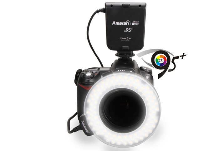 Aputure Amaran LED gaismas AL-HC100 ar CRI95+ gan Canon, gan Nikon