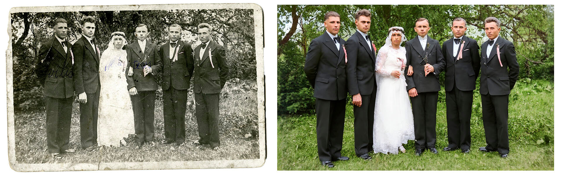Profesionāla vecu foto restaurācija